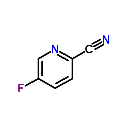 2-Cyano-5-fluoropyridine structure