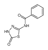 5-benzoylamino-3H-[1,3,4]thiadiazol-2-one结构式