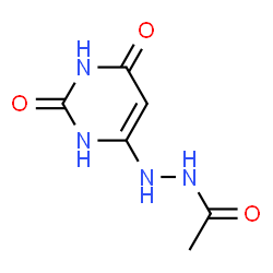 Acetic acid,2-(1,2,3,6-tetrahydro-2,6-dioxo-4-pyrimidinyl)hydrazide结构式