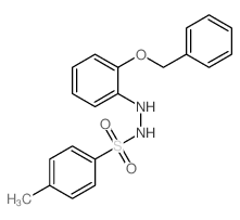 4-methyl-N-(2-phenylmethoxyphenyl)benzenesulfonohydrazide Structure
