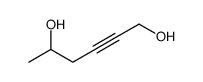 hex-2-yne-1,5-diol结构式