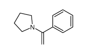 1-(1-苯基乙烯基)吡咯烷结构式