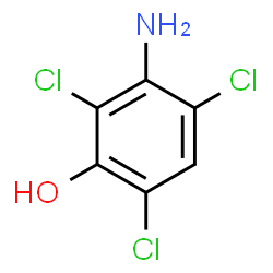 3-Amino-2,4,6-trichlorophenol结构式