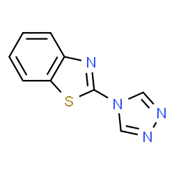 Benzothiazole, 2-(4H-1,2,4-triazol-4-yl)- (9CI) Structure