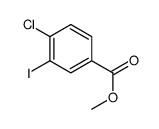 Methyl 4-chloro-3-iodobenzoate structure