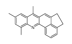 7,9,11-trimethyl-4,5-dihydroindeno[1,7-bc]acridine结构式