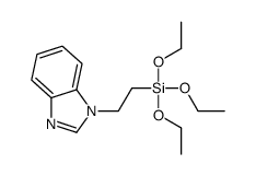 2-(benzimidazol-1-yl)ethyl-triethoxysilane Structure
