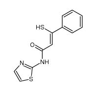 3-phenyl-N-thiazol-2-yl-3-thioxo-propionamide Structure