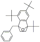 1,5,7-Tris(1,1-dimethylethyl)-1,2,3,4-tetrahydro-4-(phenylmethyl)-1,4-epoxynaphthalene结构式