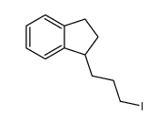 1-(3-iodopropyl)-2,3-dihydro-1H-indene结构式