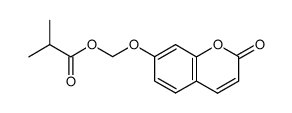 7-(iso-propylcarbonyloxymethyl)oxy-2H-1-benzopyran-2-one Structure