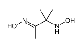 N-[3-(hydroxyamino)-3-methylbutan-2-ylidene]hydroxylamine Structure