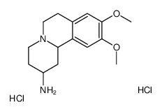 9,10-dimethoxy-2,3,4,6,7,11b-hexahydro-1H-benzo[a]quinolizin-2-amine,dihydrochloride Structure