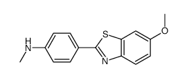 4-(6-Methoxy-1,3-benzothiazol-2-yl)-N-methylaniline结构式
