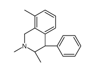 (3S)-2,3,8-trimethyl-4-phenyl-3,4-dihydro-1H-isoquinoline结构式
