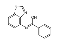 N-(1,3-benzothiazol-4-yl)benzamide结构式