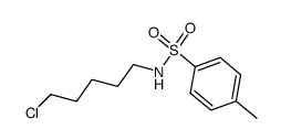 N-tosyl-5-chloropentylamine结构式