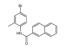 N-(4-bromo-2-methylphenyl)naphthalene-2-carboxamide Structure