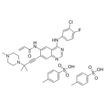 AV-412 Tosylate Structure