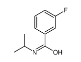 N-异丙基-3-氟苯甲酰胺结构式