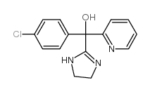 (4-chlorophenyl)-(4,5-dihydro-1H-imidazol-2-yl)-pyridin-2-ylmethanol Structure