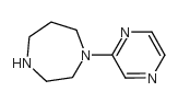1-吡嗪-2-基-1,4-二氮杂烷结构式