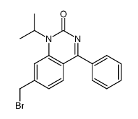 7-bromomethyl-1-isopropyl-4-phenyl-2(1H)-quinazolinone Structure