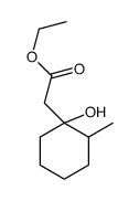 ethyl 2-(1-hydroxy-2-methylcyclohexyl)acetate结构式