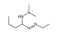 1-Ethyl-5,5-dimethyl-3-propyl-3,4-dihydroformazan structure