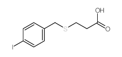 3-((4-iodobenzyl)thio)propanoic acid Structure