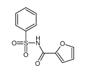 N-(benzenesulfonyl)furan-2-carboxamide结构式