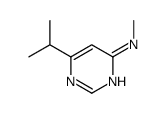 4-Pyrimidinamine,N-methyl-6-(1-methylethyl)-(9CI)结构式
