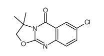 7-chloro-3,3-dimethyl-2H-[1,3]oxazolo[2,3-b]quinazolin-5-one Structure