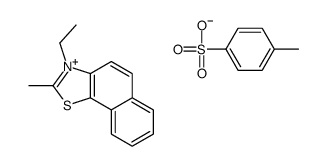 3-ethyl-2-methylnaphtho[2,1-d]thiazolium toluene-p-sulphonate structure