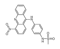 N-[4-[(4-nitroacridin-9-yl)amino]phenyl]methanesulfonamide结构式