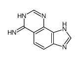 1H-Imidazo[4,5-h]quinazolin-6-amine(9CI) structure