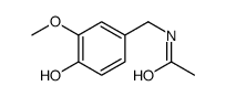 N-Vanillylacetamide Structure