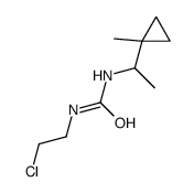 1-(2-chloroethyl)-3-[1-(1-methylcyclopropyl)ethyl]urea Structure