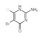 4(1H)-Pyrimidinone,2-amino-5-bromo-6-chloro- picture
