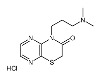 4-[3-(dimethylamino)propyl]pyrazino[2,3-b][1,4]thiazin-3-one,hydrochloride Structure