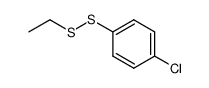 Ethyl-4-chlorphenyl-Disulfid结构式