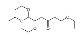 1,5,6,6-Tetraethoxy-3-hexanone结构式