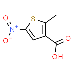 3-Thiophenecarboxylicacid,2-methyl-5-nitro-(9CI) structure