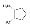 cis-2-Aminocyclopentan-1-ol Structure