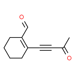 1-Cyclohexene-1-carboxaldehyde,2-(3-oxo-1-butynyl)-(9CI) Structure