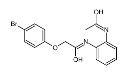 N-(2-acetamidophenyl)-2-(4-bromophenoxy)acetamide结构式