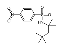 4-nitro-N-(2,4,4-trimethylpentan-2-yl)benzenesulfonamide Structure