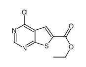 ethyl 4-chlorothieno[2,3-d]pyrimidine-6-carboxylate structure