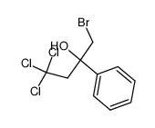 α-(bromomethyl)-α-(2,2,2-trichloroethyl)benzenemethanol Structure