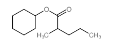 cyclohexyl 2-methylpentanoate结构式